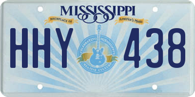 MS license plate HHY438
