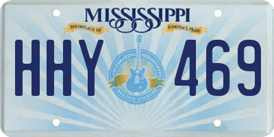 MS license plate HHY469