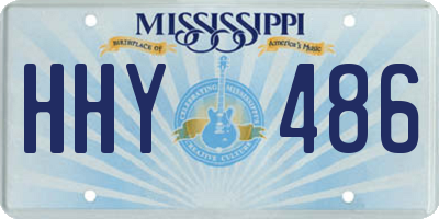 MS license plate HHY486