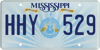 MS license plate HHY529