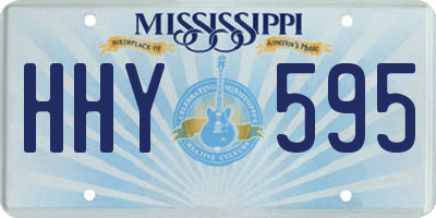 MS license plate HHY595