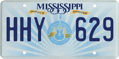 MS license plate HHY629