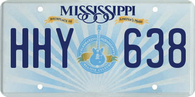 MS license plate HHY638
