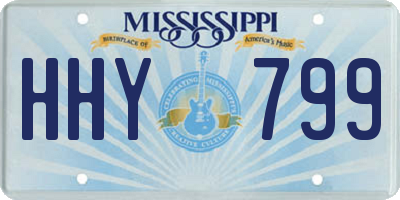 MS license plate HHY799