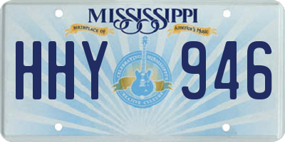 MS license plate HHY946