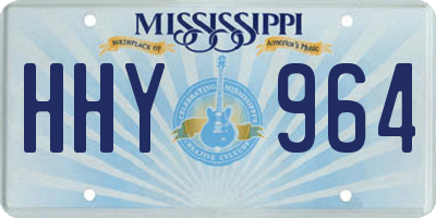 MS license plate HHY964