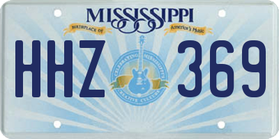 MS license plate HHZ369