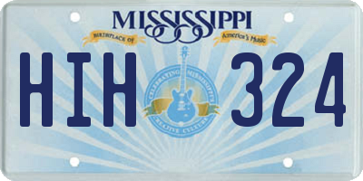 MS license plate HIH324
