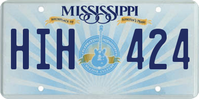 MS license plate HIH424