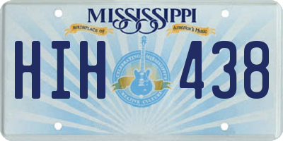 MS license plate HIH438