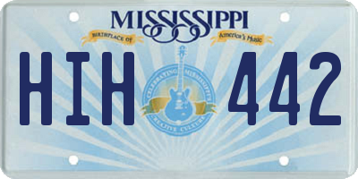 MS license plate HIH442