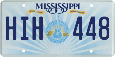 MS license plate HIH448