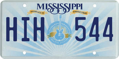 MS license plate HIH544