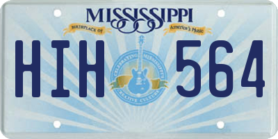 MS license plate HIH564