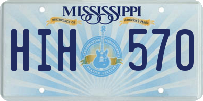 MS license plate HIH570