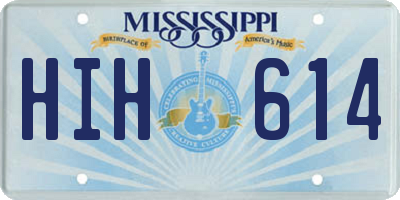 MS license plate HIH614