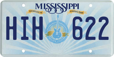 MS license plate HIH622