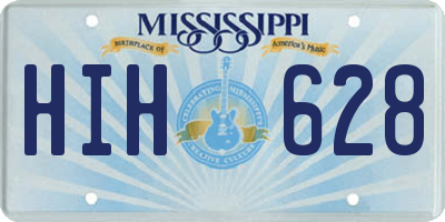 MS license plate HIH628