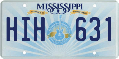 MS license plate HIH631