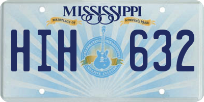 MS license plate HIH632