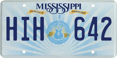 MS license plate HIH642