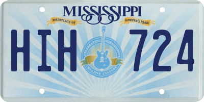 MS license plate HIH724
