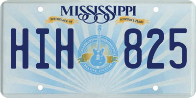 MS license plate HIH825