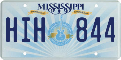 MS license plate HIH844