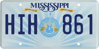 MS license plate HIH861