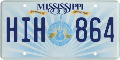 MS license plate HIH864