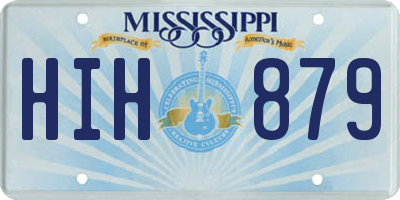 MS license plate HIH879
