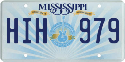 MS license plate HIH979