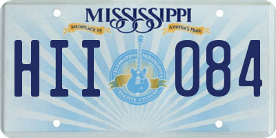 MS license plate HII084