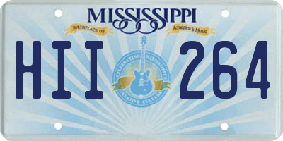 MS license plate HII264