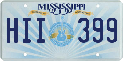 MS license plate HII399