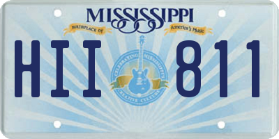 MS license plate HII811