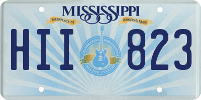 MS license plate HII823