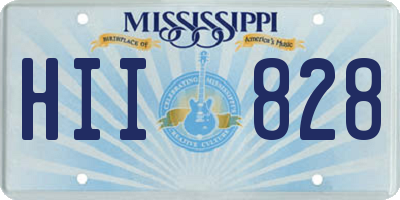 MS license plate HII828