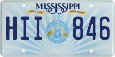 MS license plate HII846