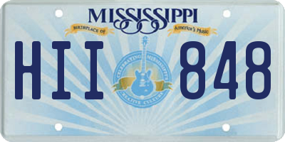 MS license plate HII848