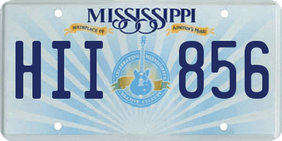 MS license plate HII856