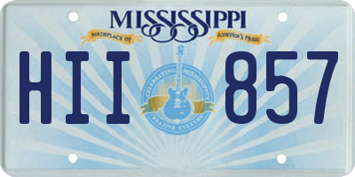 MS license plate HII857