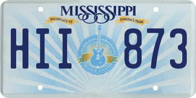 MS license plate HII873