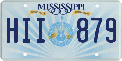 MS license plate HII879