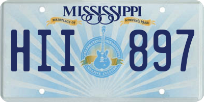 MS license plate HII897