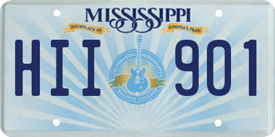 MS license plate HII901