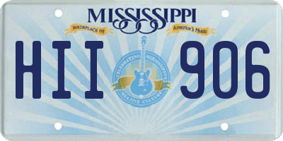 MS license plate HII906