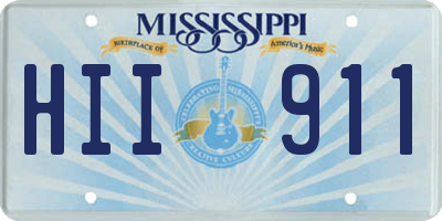 MS license plate HII911