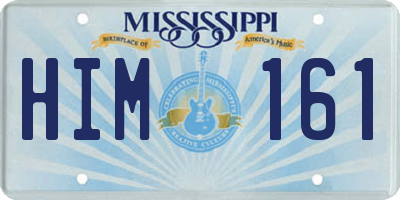 MS license plate HIM161