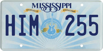 MS license plate HIM255